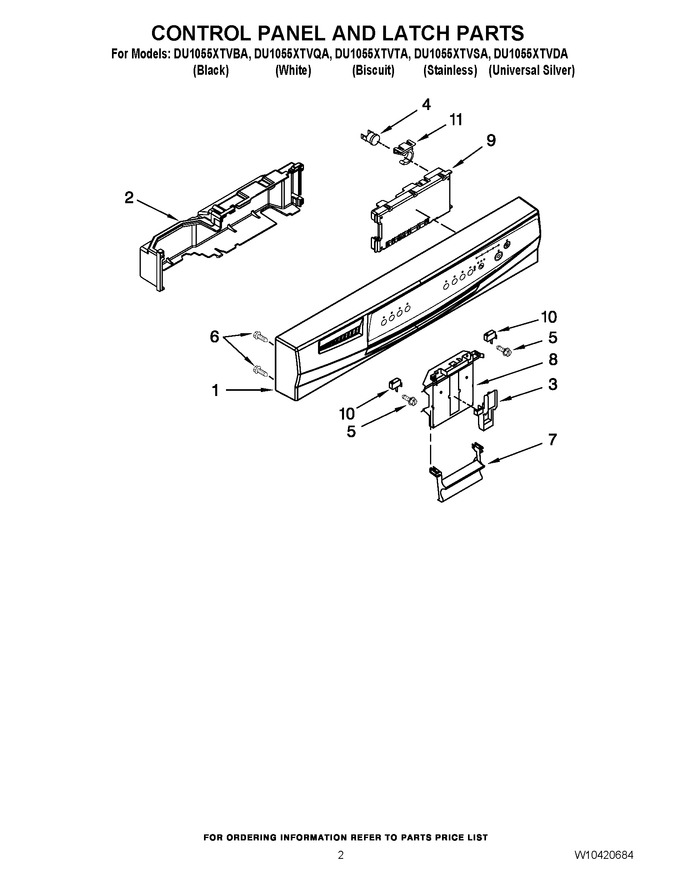 Diagram for DU1055XTVBA