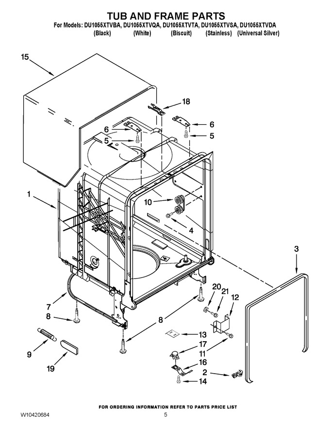 Diagram for DU1055XTVDA