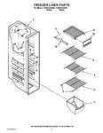 Diagram for 04 - Freezer Liner Parts