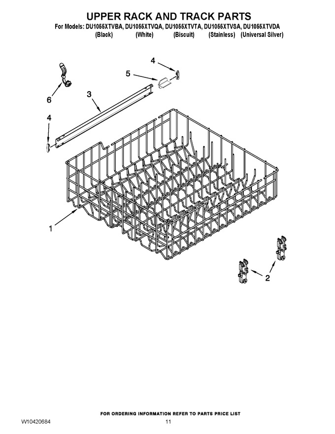 Diagram for DU1055XTVTA
