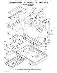 Diagram for 02 - Burner Box, Gas Valves, And Switches