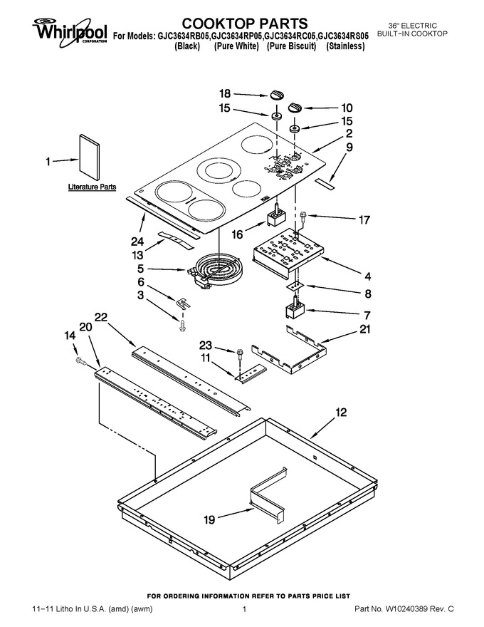 Diagram for GJC3634RB05
