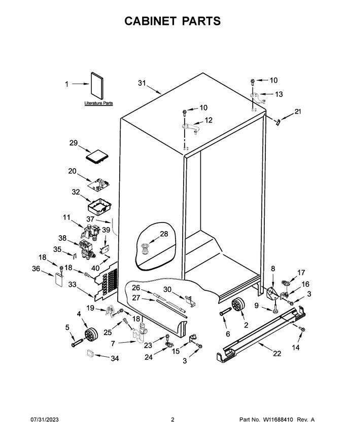 Diagram for KRSF705HBS05