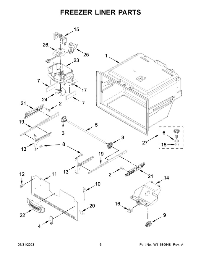 Diagram for WRF555SDHB08