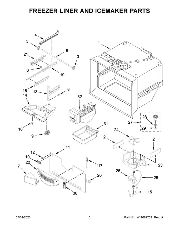 Diagram for KRFC300EWH09