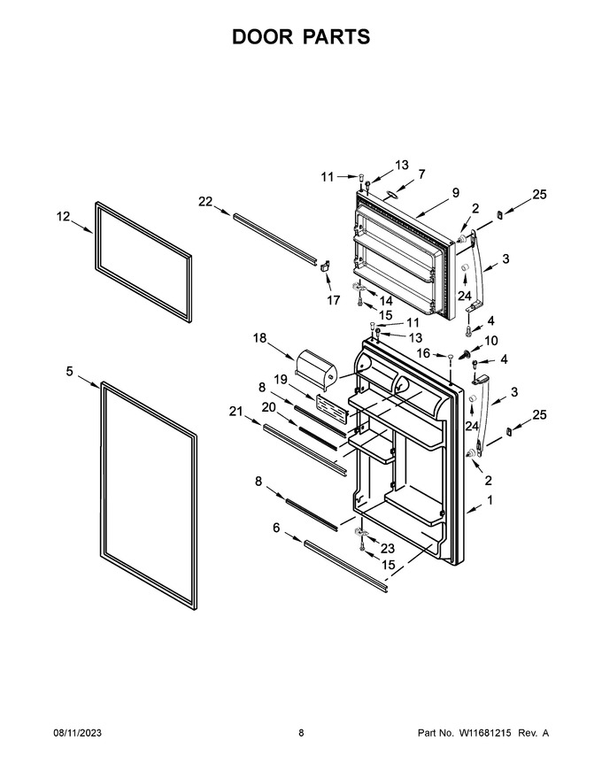 Diagram for WRT108FFDB04