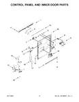 Diagram for 03 - Control Panel And Inner Door Parts