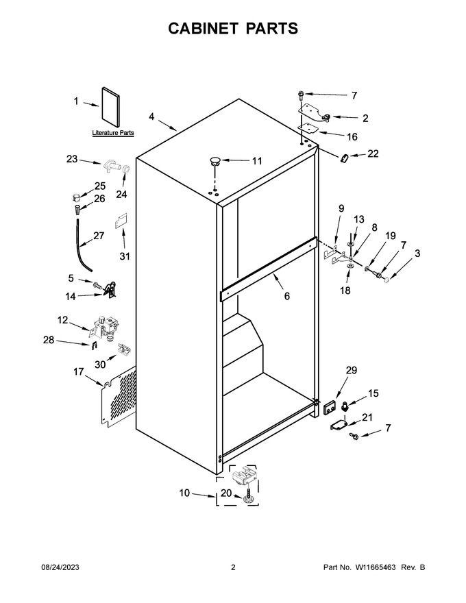 Diagram for WRTX5028PB00
