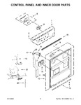Diagram for 03 - Control Panel And Inner Door Parts
