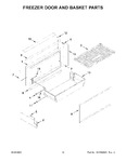 Diagram for 08 - Freezer Door And Basket Parts