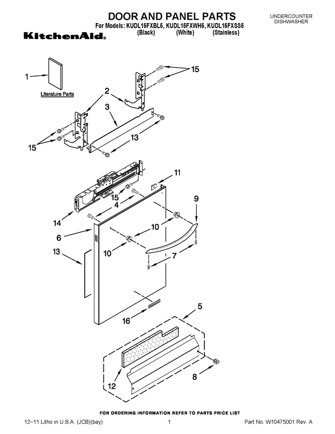 Diagram for KUDL15FXSS5