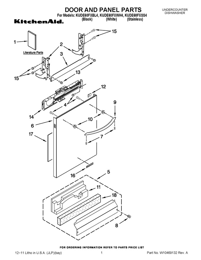 Diagram for KUDE60FXBL4