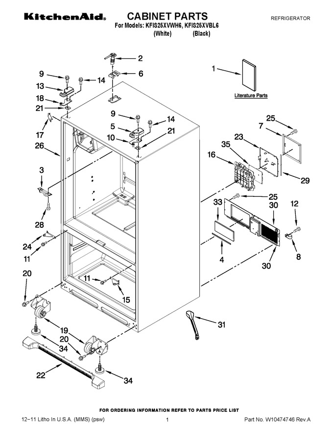 Diagram for KFIS25XVBL6