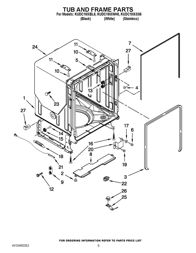 Diagram for KUDC10IXWH6
