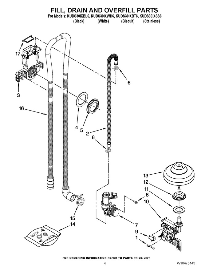 Diagram for KUDS30IXWH6