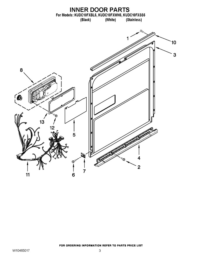 Diagram for KUDC10FXWH5