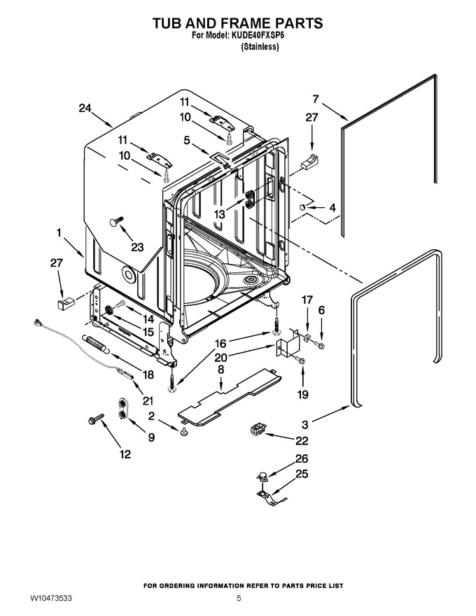 Diagram for KUDE40FXSP5