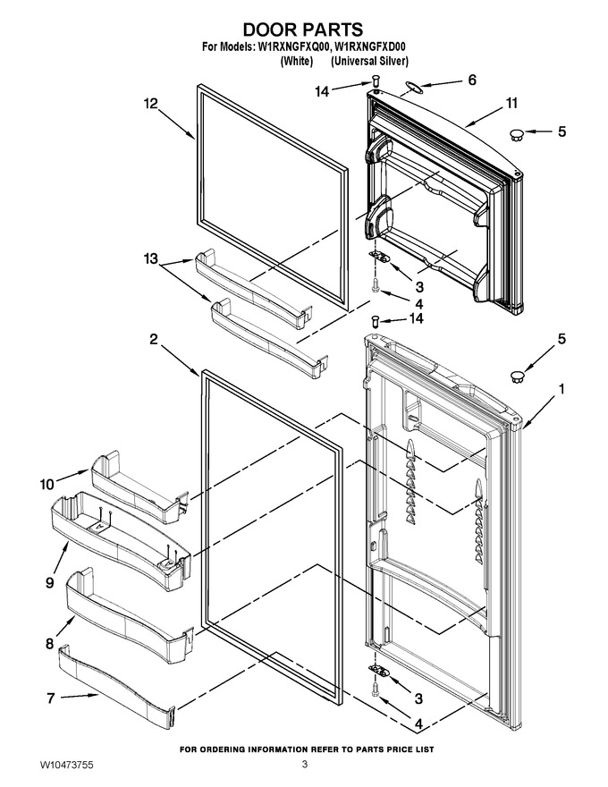 Diagram for W1RXNGFXD00