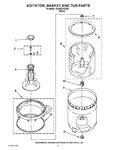 Diagram for 05 - Agitator, Basket And Tub Parts