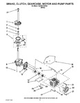Diagram for 06 - Brake, Clutch, Gearcase, Motor And Pump Parts