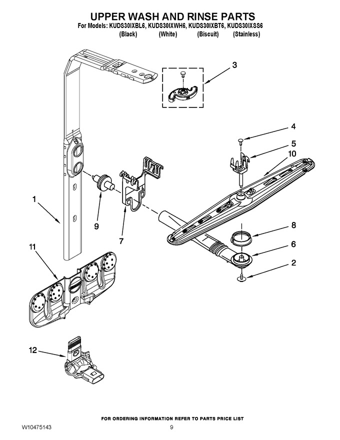 Diagram for KUDS30IXWH6