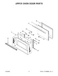 Diagram for 04 - Upper Oven Door Parts