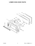 Diagram for 05 - Lower Oven Door Parts