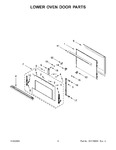 Diagram for 05 - Lower Oven Door Parts
