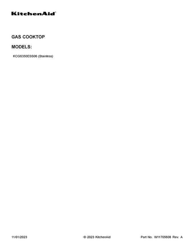 Diagram for KCGS350ESS06