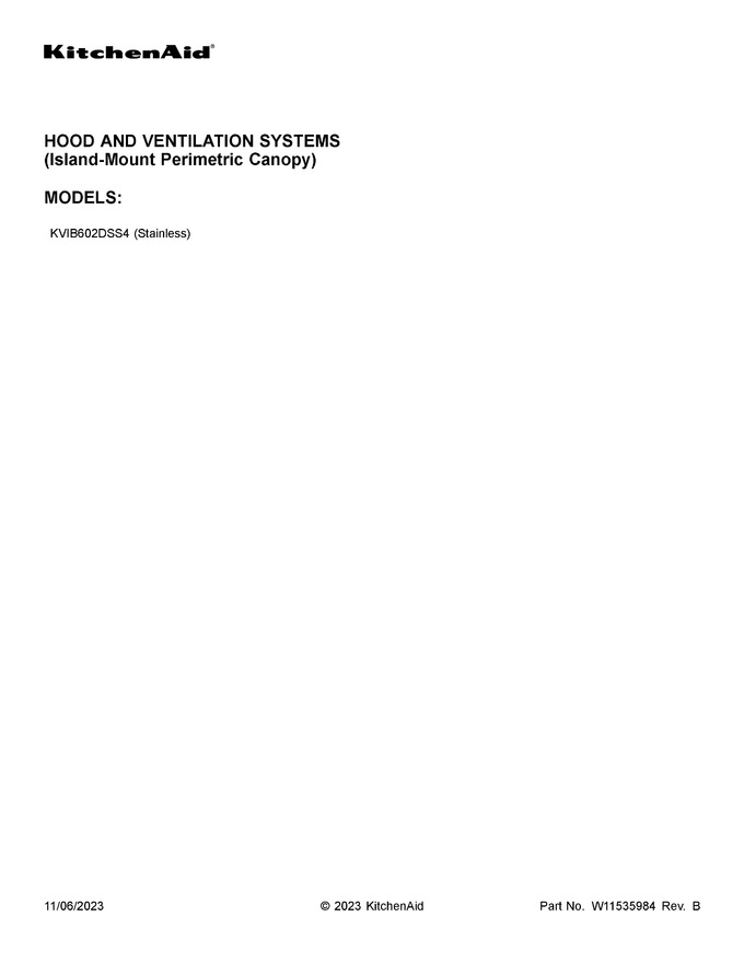 Diagram for KVIB602DSS4