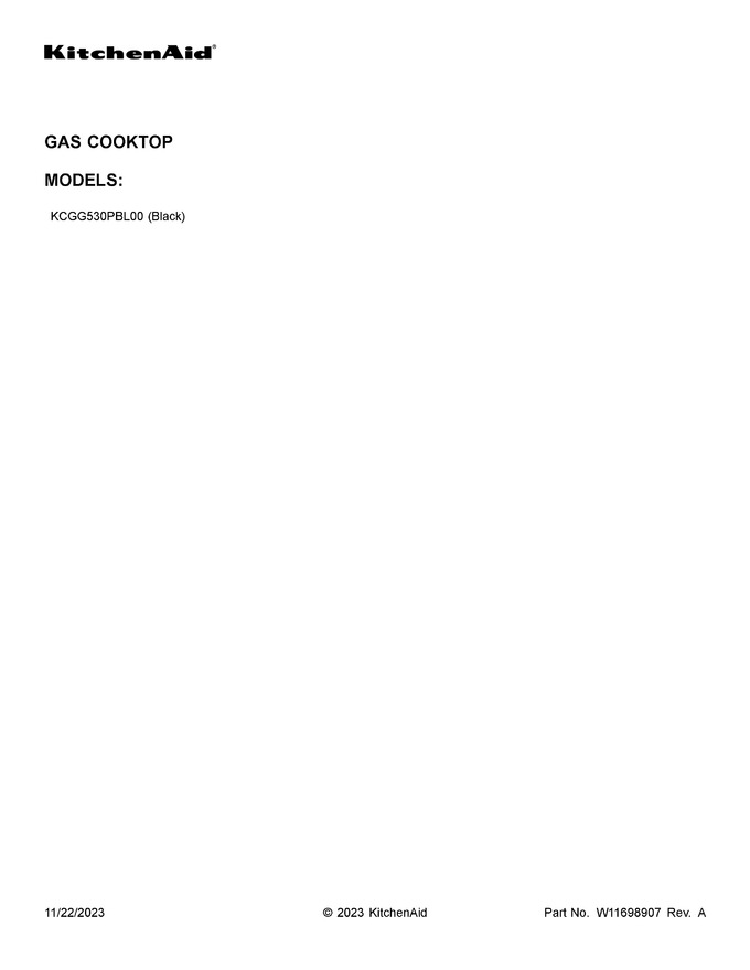 Diagram for KCGG530PBL00