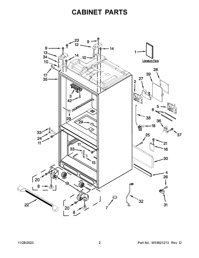 Diagram for WRF989SDAW01