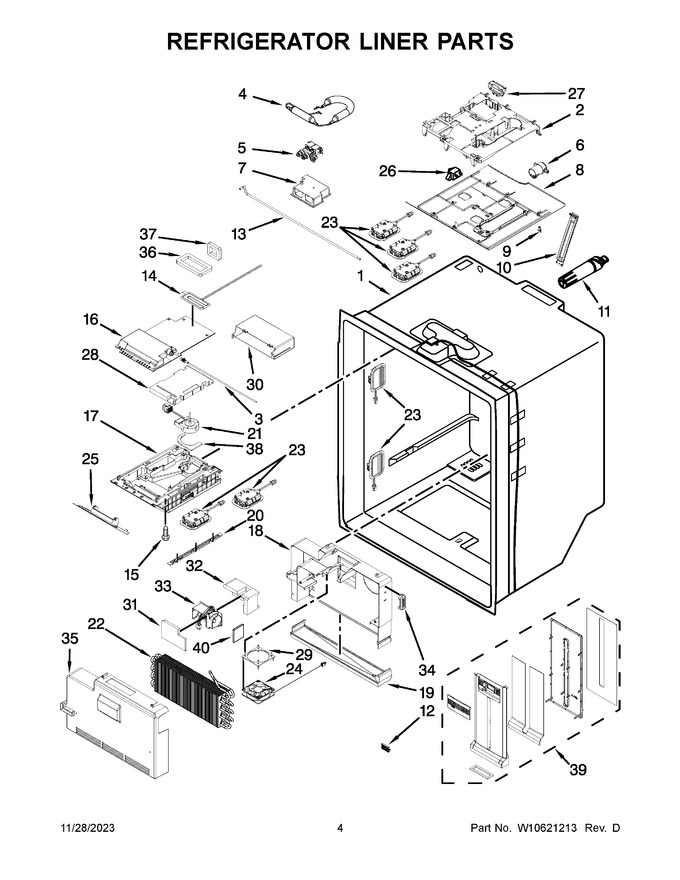 Diagram for WRF989SDAF01