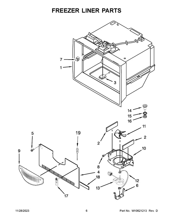 Diagram for WRF989SDAM01