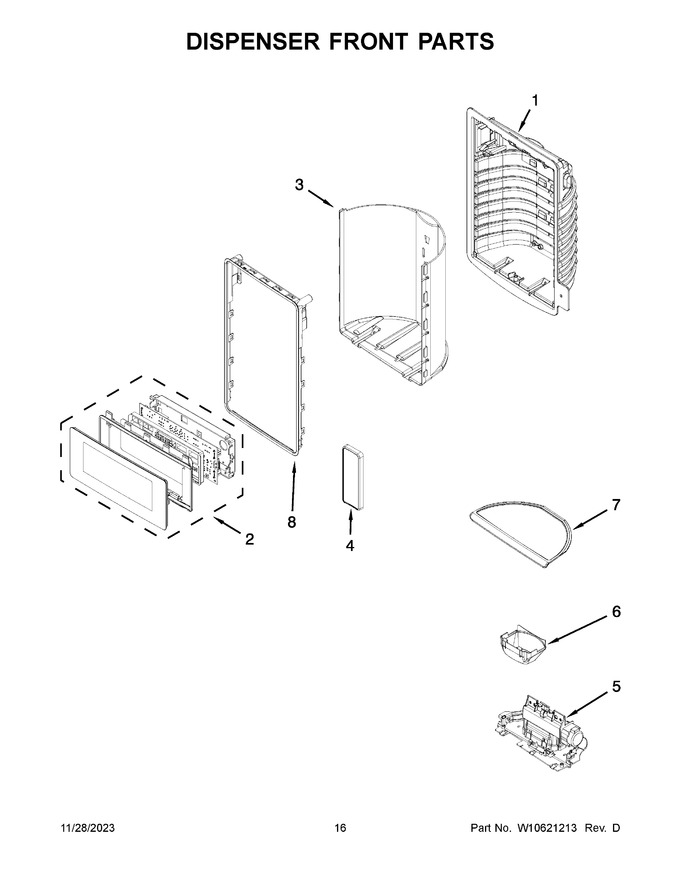 Diagram for WRF989SDAM01