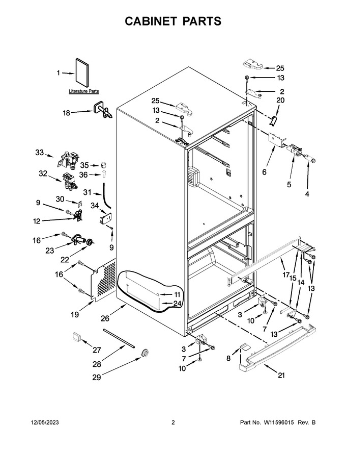 Diagram for KRFF300EWH03