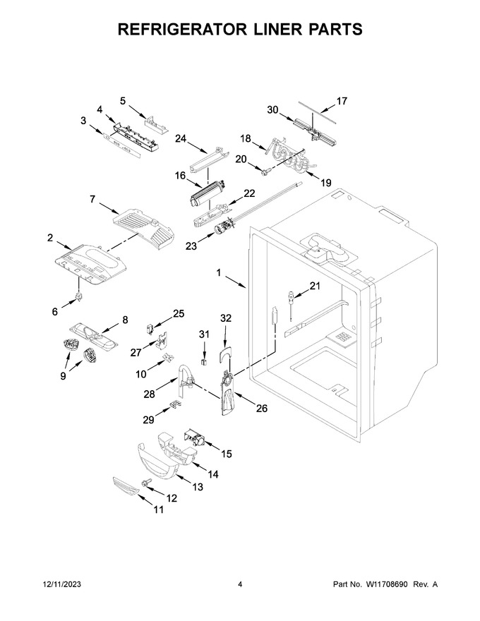 Diagram for WRF535SWHB09