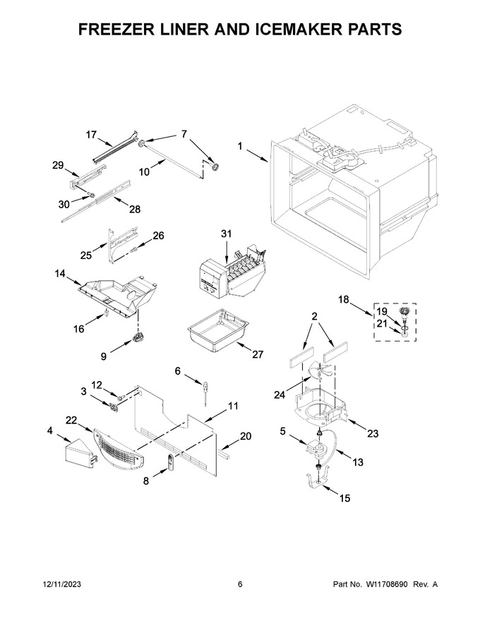Diagram for WRF535SWHB09