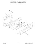 Diagram for 03 - Control Panel Parts