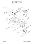 Diagram for 02 - Cooktop Parts