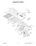 Diagram for 02 - Cooktop Parts