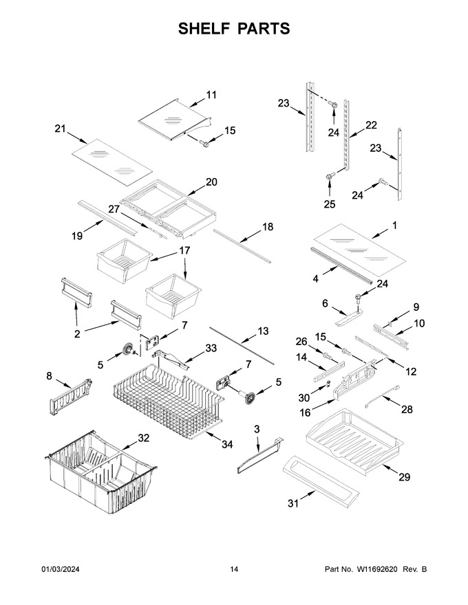 Diagram for WRF540CWHZ11
