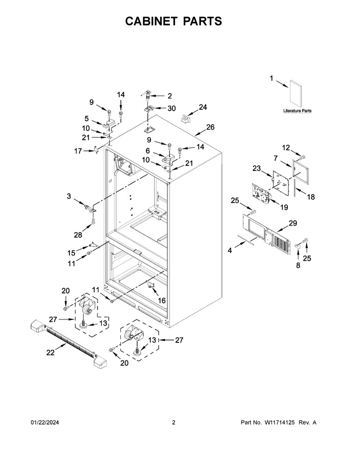 Diagram for WRF555SDHV10