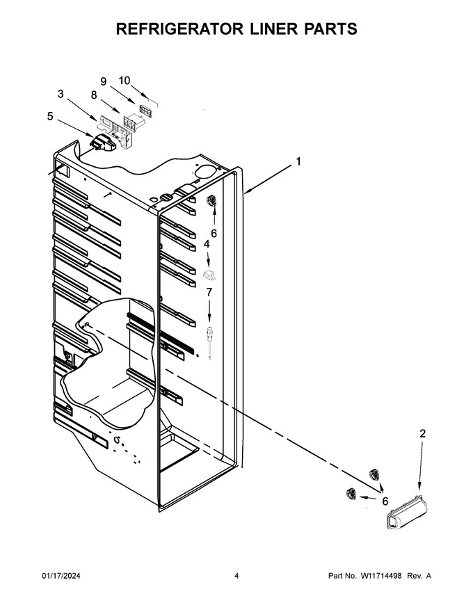 Diagram for WRS315SNHW08