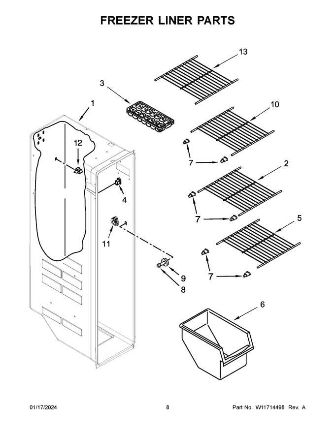 Diagram for WRS315SNHW08