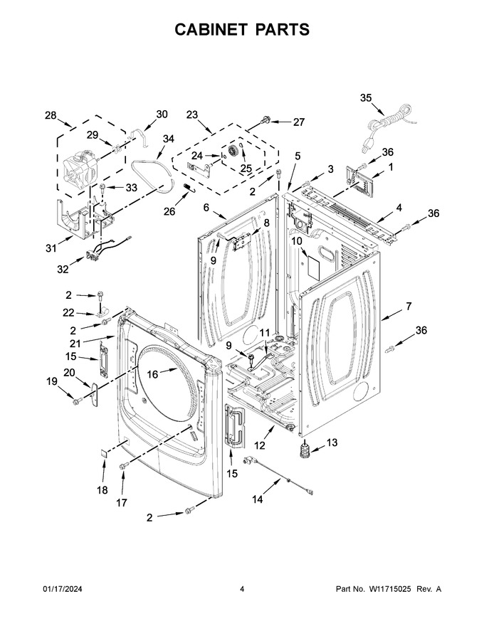 Diagram for WGD8620HC4