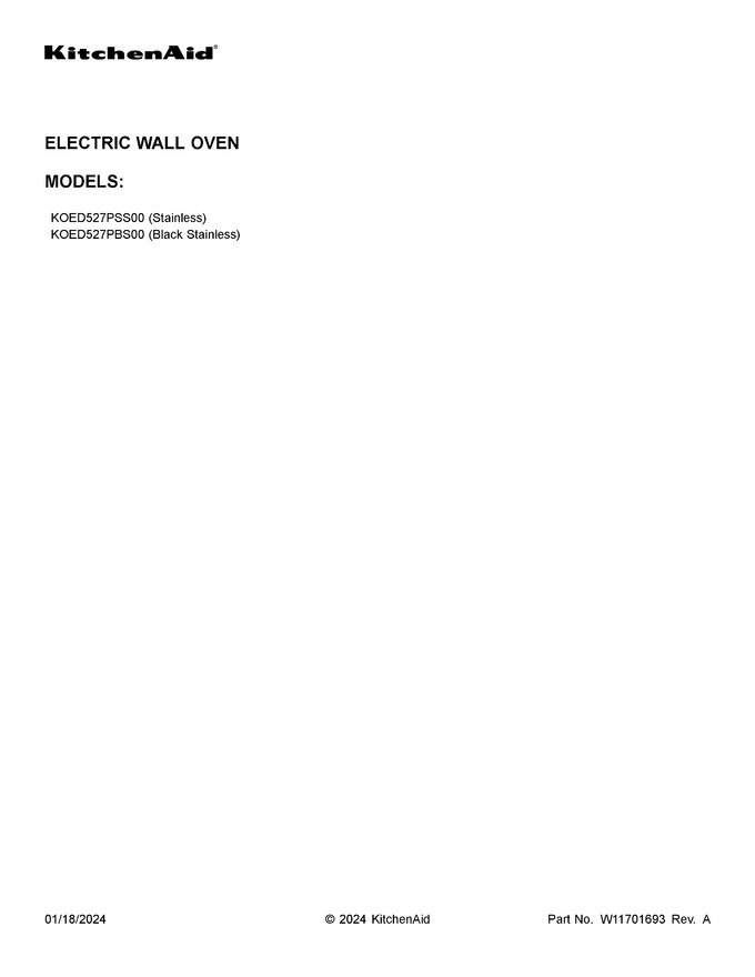 Diagram for KOED527PSS00
