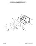 Diagram for 04 - Upper Oven Door Parts