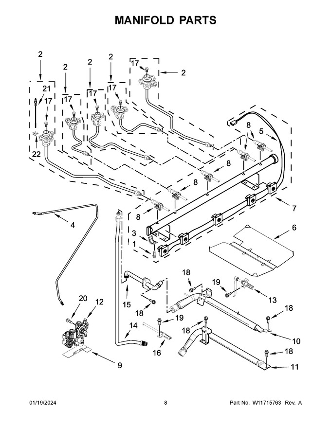 Diagram for KFGG500EWH8