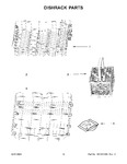 Diagram for 08 - Dishrack Parts